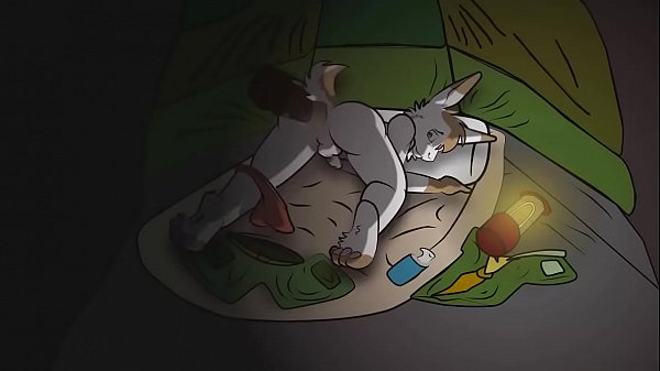 Fucking furry yiff with dildo in camping tent â€“ Gay Cartoon Porn Yaoi Hentai