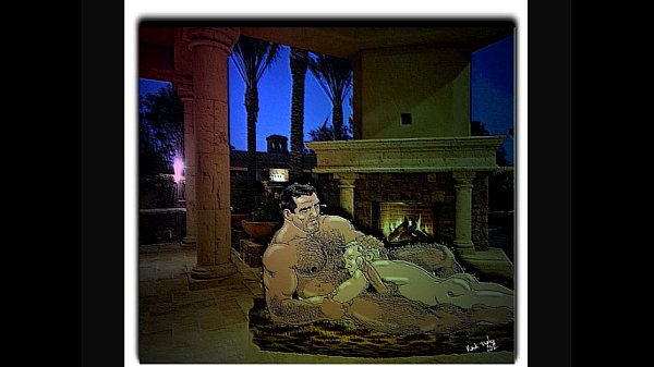 Amazing homoerotic vintage art of Mark Thaler