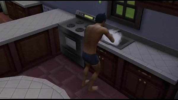 Gay sims mod two punk twinks fuck in the kitchen