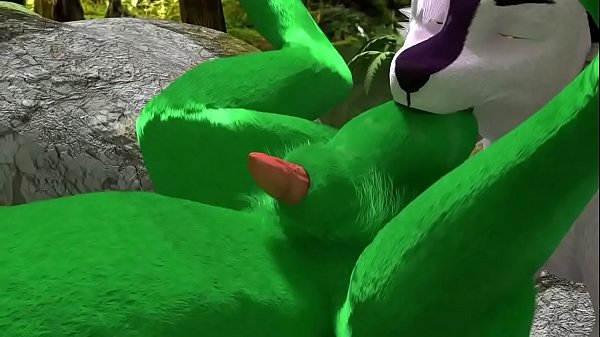 600px x 337px - A green lion gets a 3D blowjob from a wolf in nature | Gay Cartoon Porn  Yaoi Hentai
