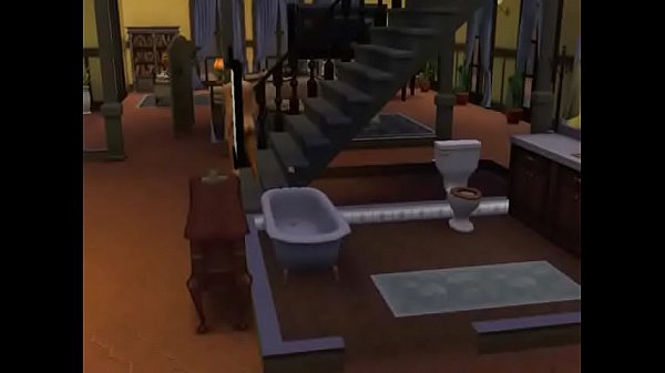Gay Sims goes from self sucking to face fucking