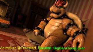 3D SFM Bowser fucking and getting fucked with sound