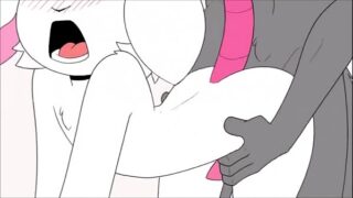 A gay twink mouse gets a dick under its tail and up the ass