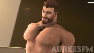 Gay Overwatch SFM bareback Soldier:76 x Reaper