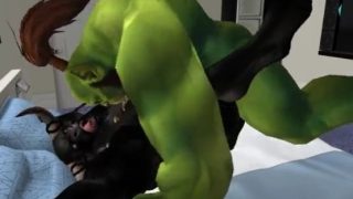 Orc cave monster 3d gay sex games